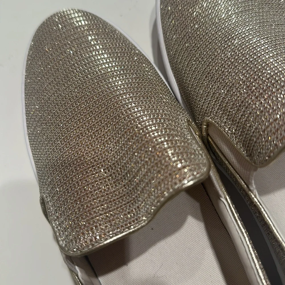 Michael Kors Gold Slip-On Sneakers